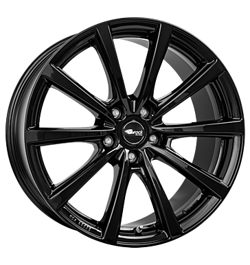 Tesla Model 3 Highland 18-Zoll Winterkomplettrad Brock B32 Schwarz Glanz (4 Stück)