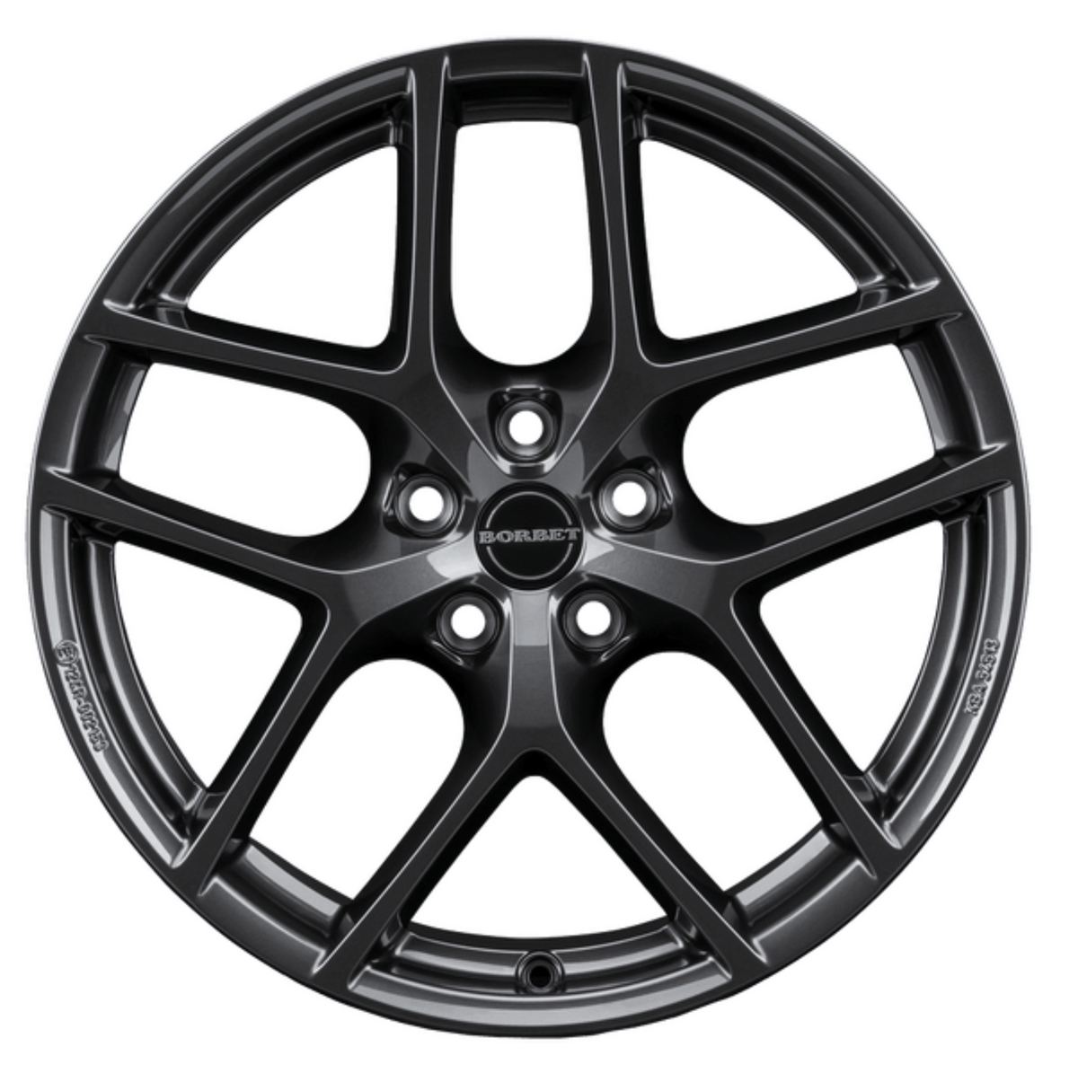 Borbet Y E-Grey 19 Zoll Komplettrad für Tesla Model Y Juniper Standard