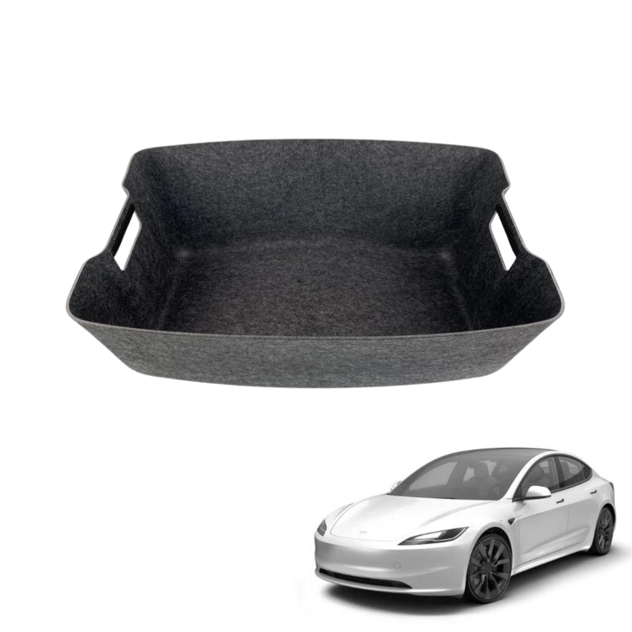 Tesla Model 3 Highland Trunk Shop&Go Box TESSI - Aus recyceltem Material Made in Germany