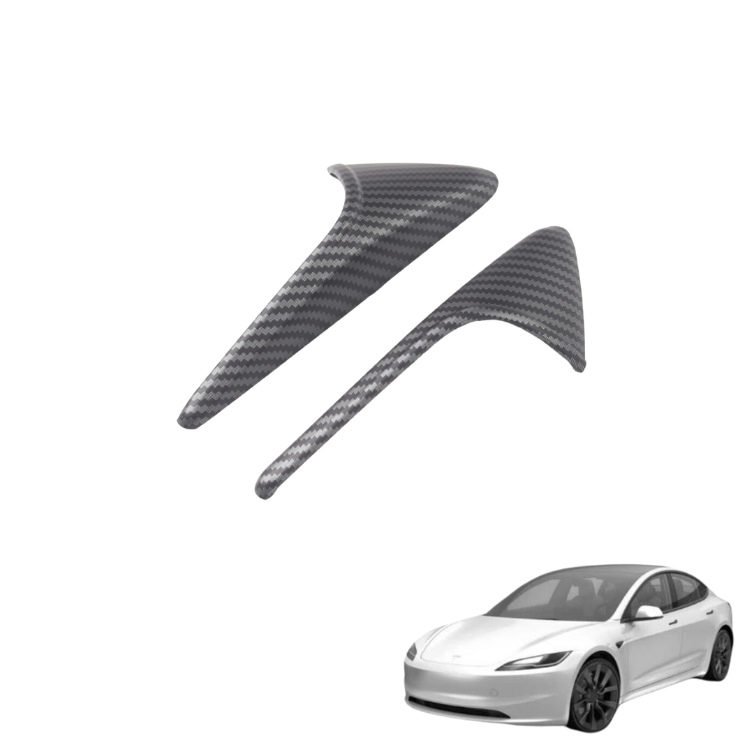 Tesla Model 3 Highland & Model Y Juniper Kamera Abdeckungen Carbon Matt (ABS)
