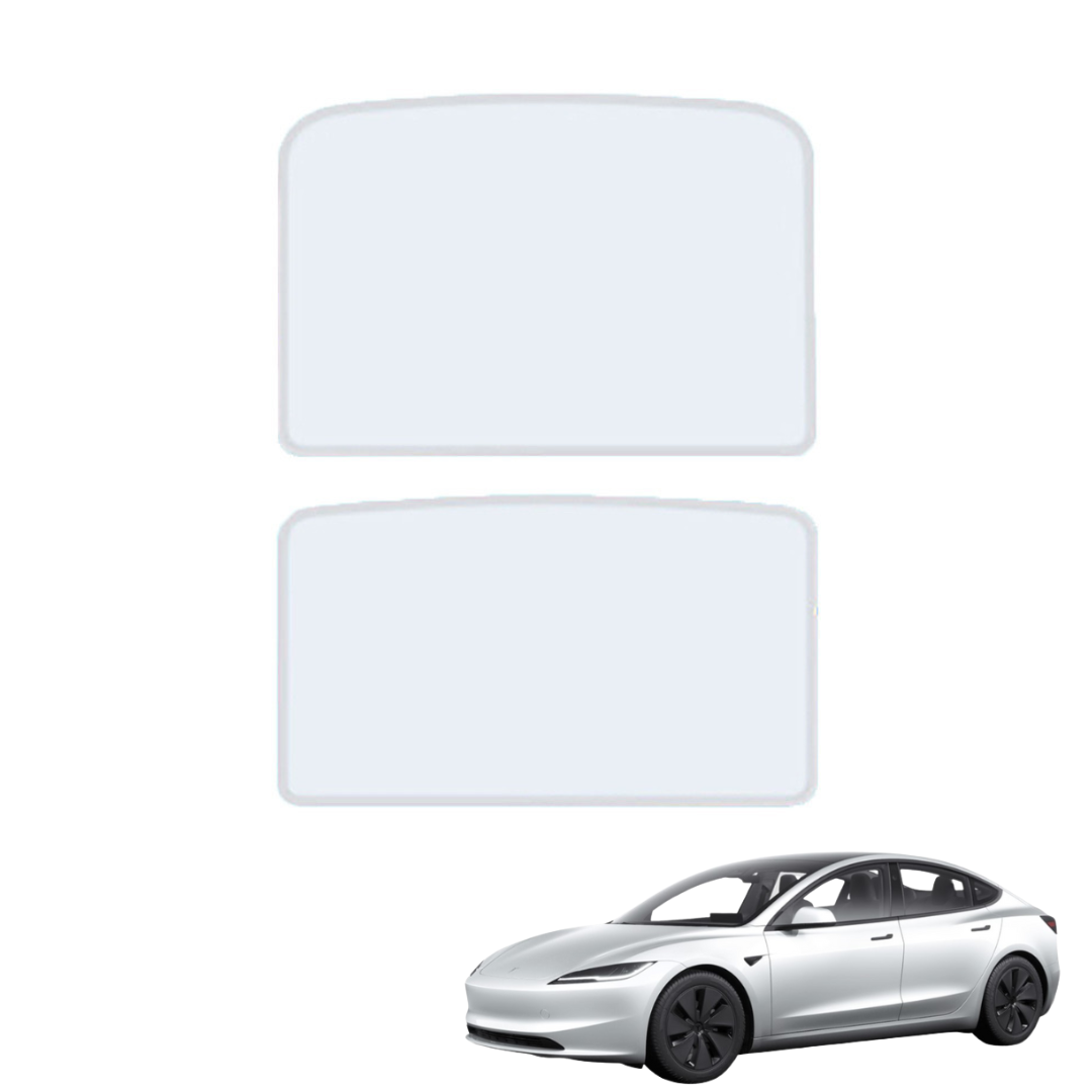 Model 3 Highland Sonnenschutz & Sonnenblende (Hellgrau)