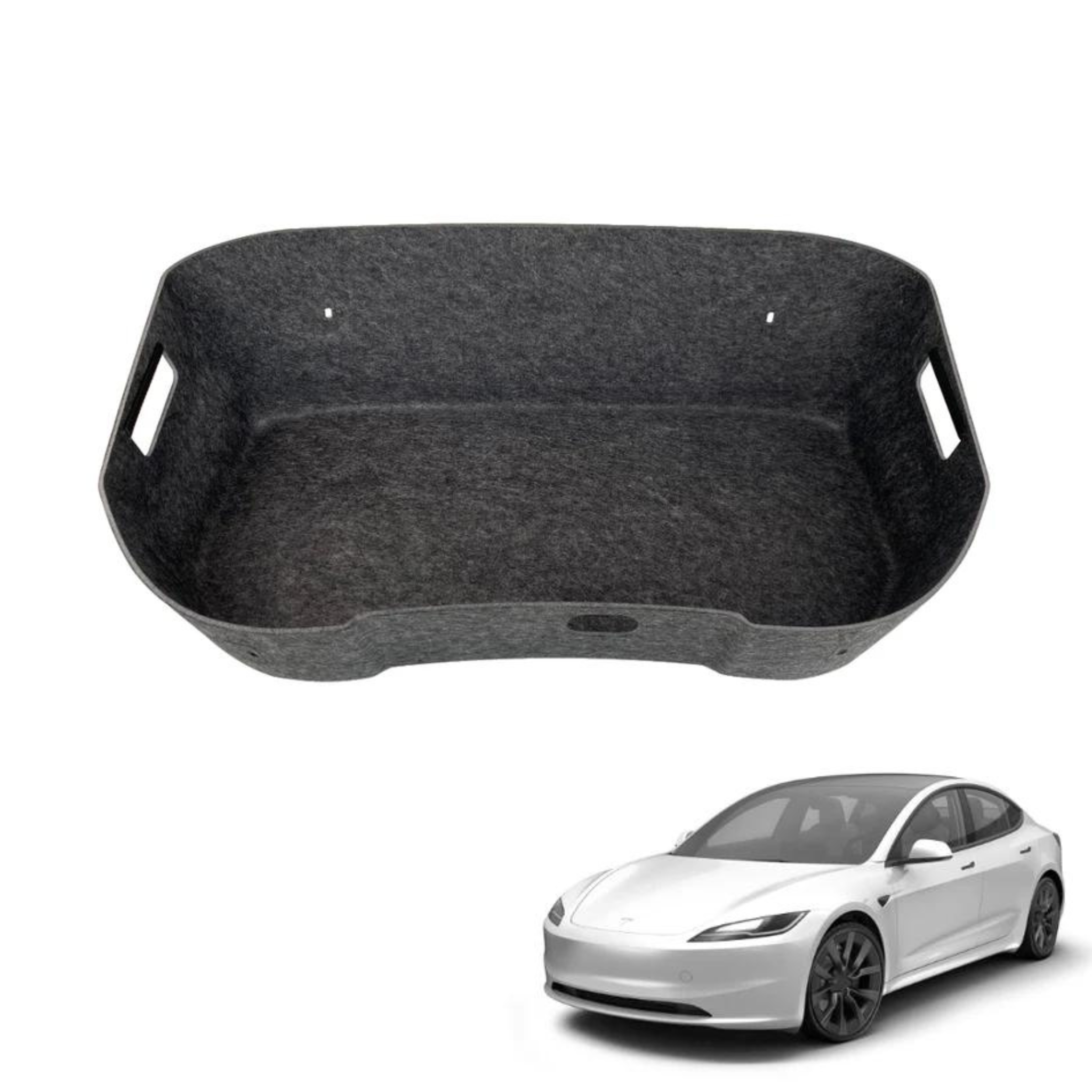 Tesla Model 3 Highland Frunk Organizer Vlox - Aus recyceltem Material Made in Germany