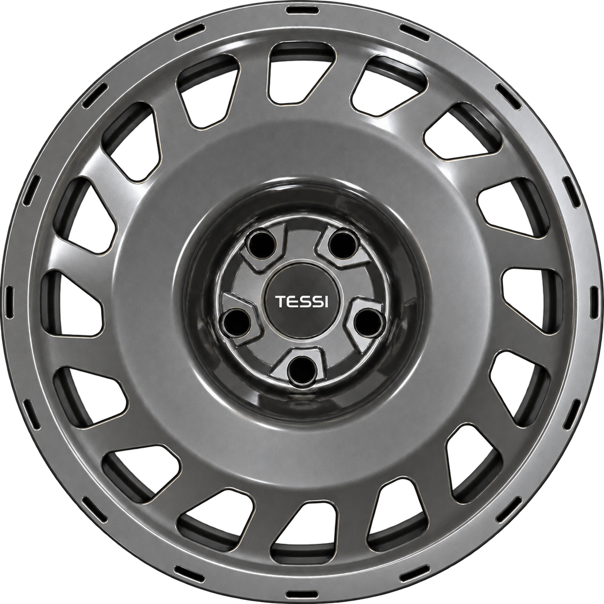 Tesla Model 3 Highland 18 Zoll Kompletträder Erion10 Chrome Shadow Grey Metallic – Standard | Offroad-Look | 4er-Set