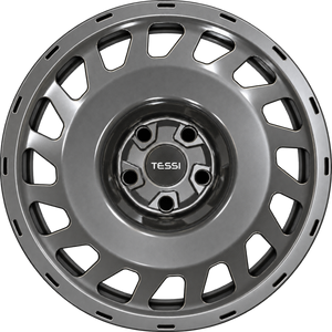 Tesla Model 3 Highland 18 Zoll Kompletträder Erion10 Chrome Shadow Grey Metallic – Standard | Offroad-Look | 4er-Set