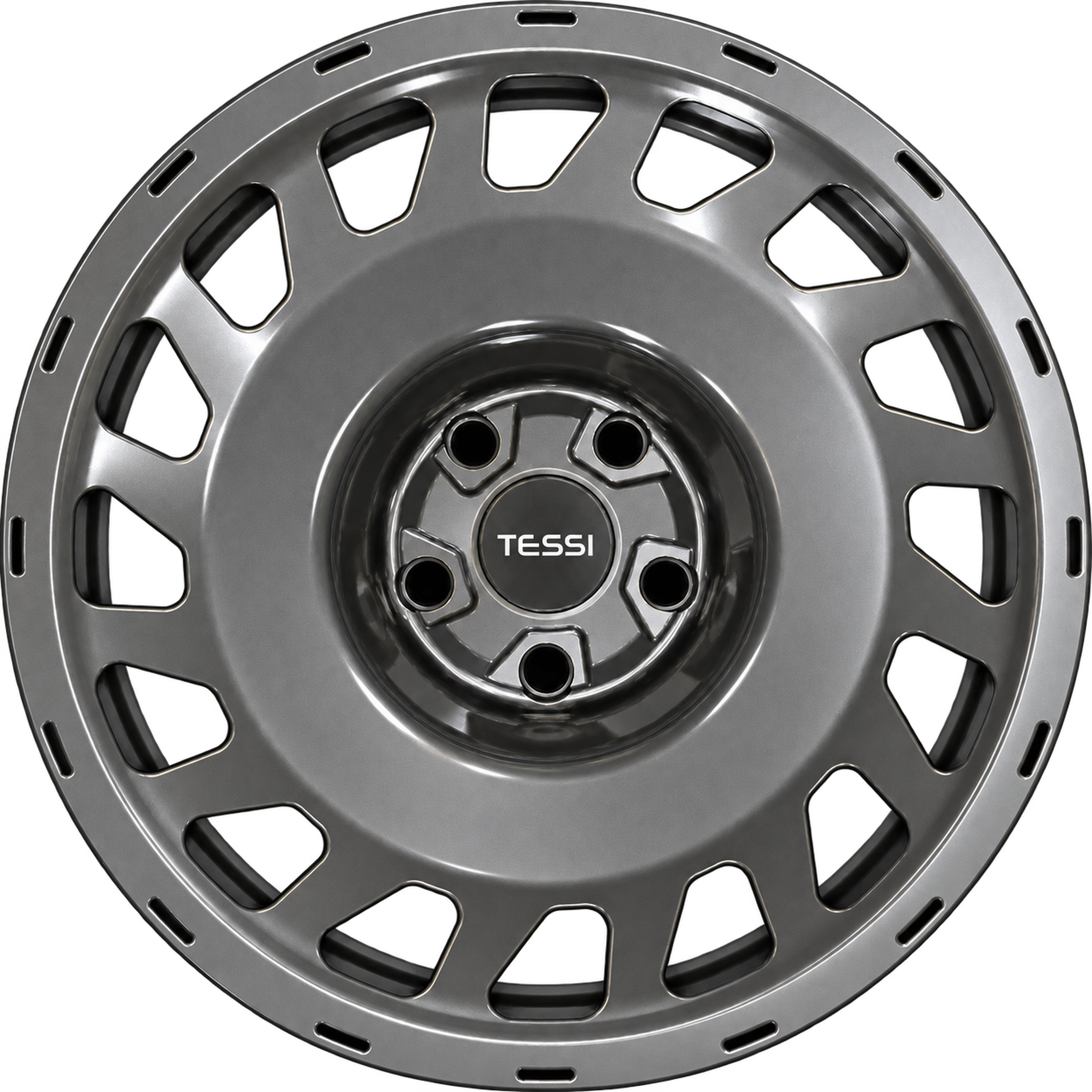 Tesla Model 3 Highland 18 Zoll Kompletträder Erion10 Chrome Shadow Grey Metallic – Standard | Offroad-Look | 4er-Set