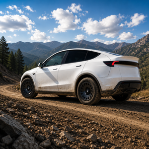 Tesla Model Y Juniper 18 Zoll ECE Kompletträder Erion 10 Chrome Shadow Grey – Standard | Offroad-Look | 4er-Set