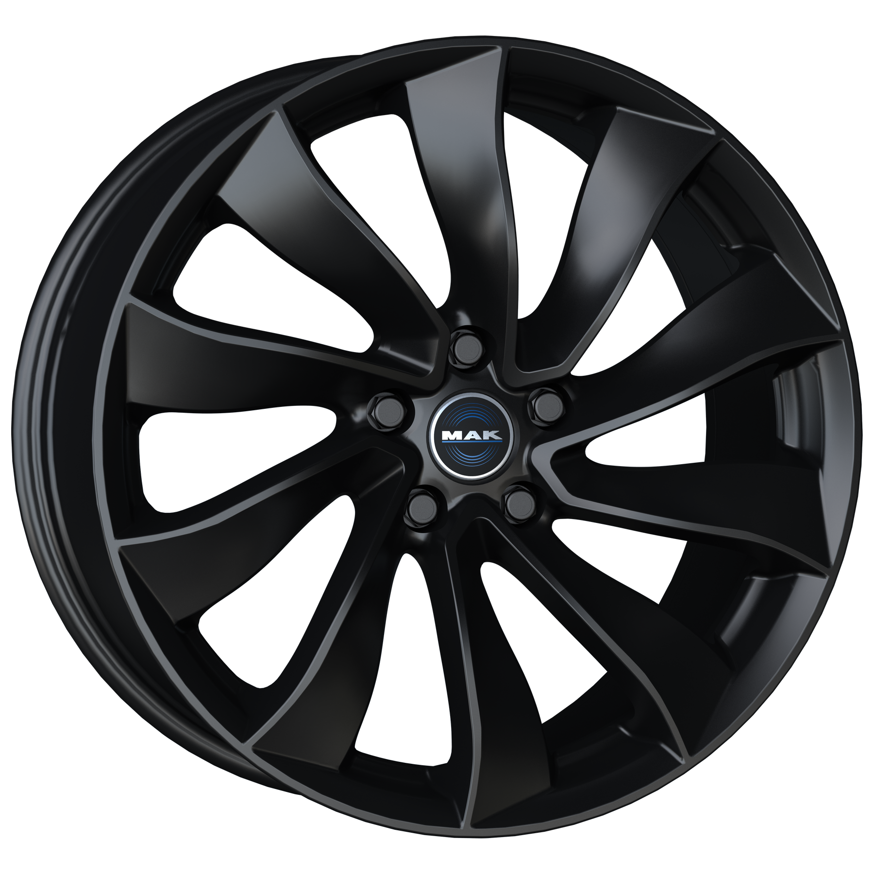Tesla Model Y Juniper 19 Zoll Winterkomplettrad MAK Solar Matt Black Turbine TESSI EXKLUSIV (4 Stück)