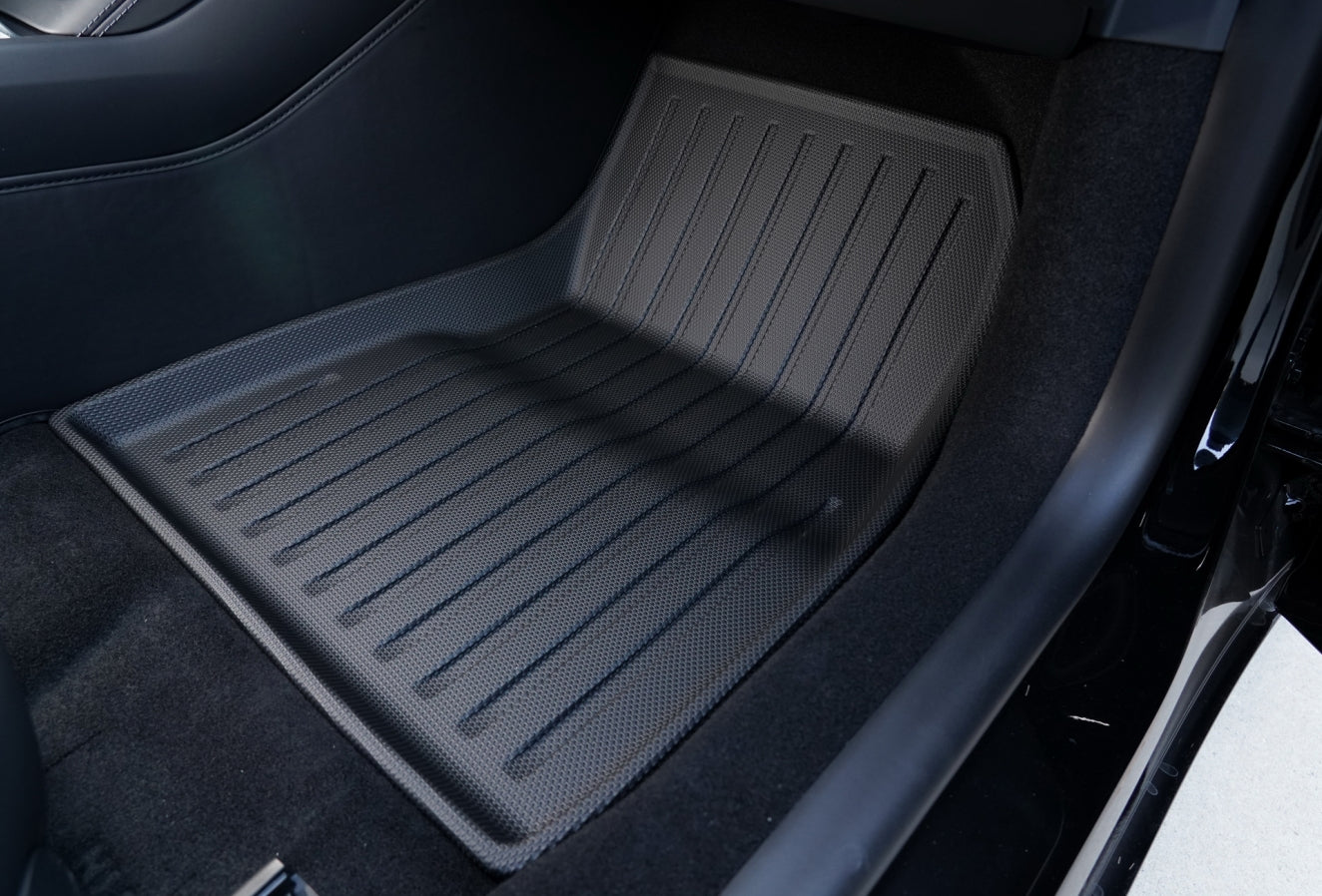 Tesla Model 3 2024 Highland Gummimatten 4-Teilig Hochwandig Allwettermatten