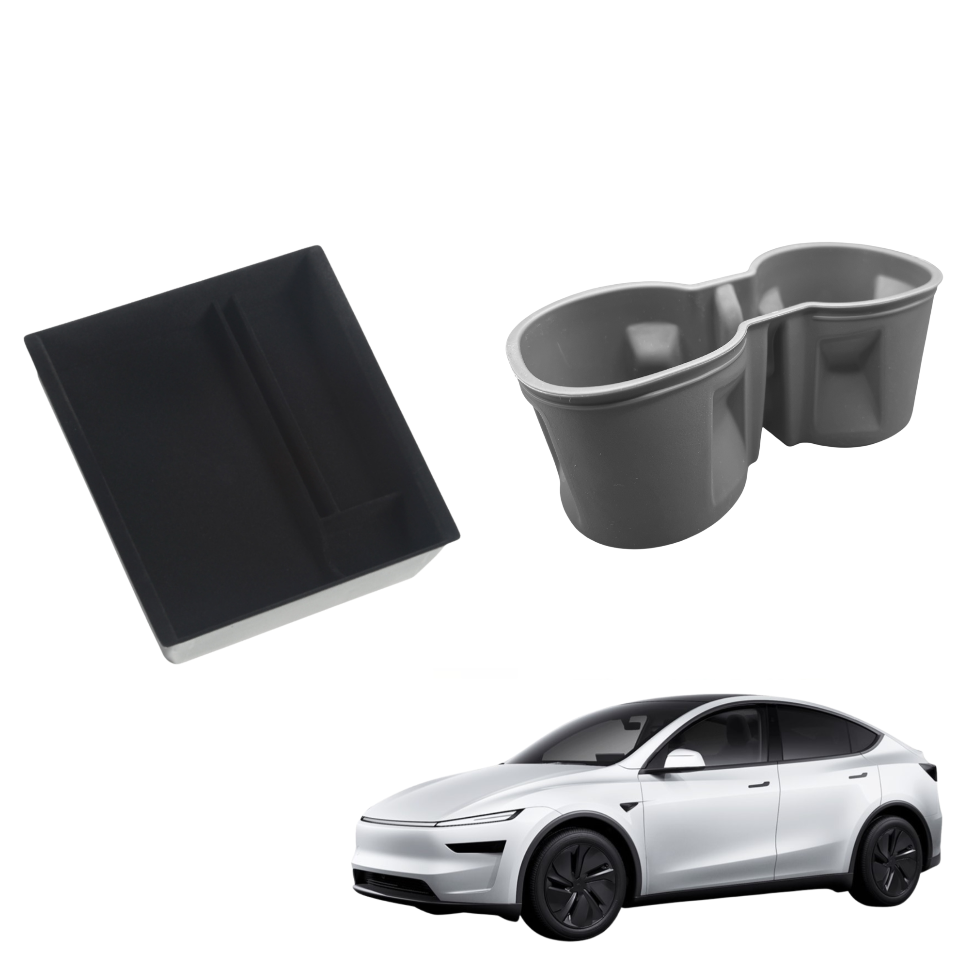 Tesla Model Y Juniper Mittelkonsolen Set 2-Teilig