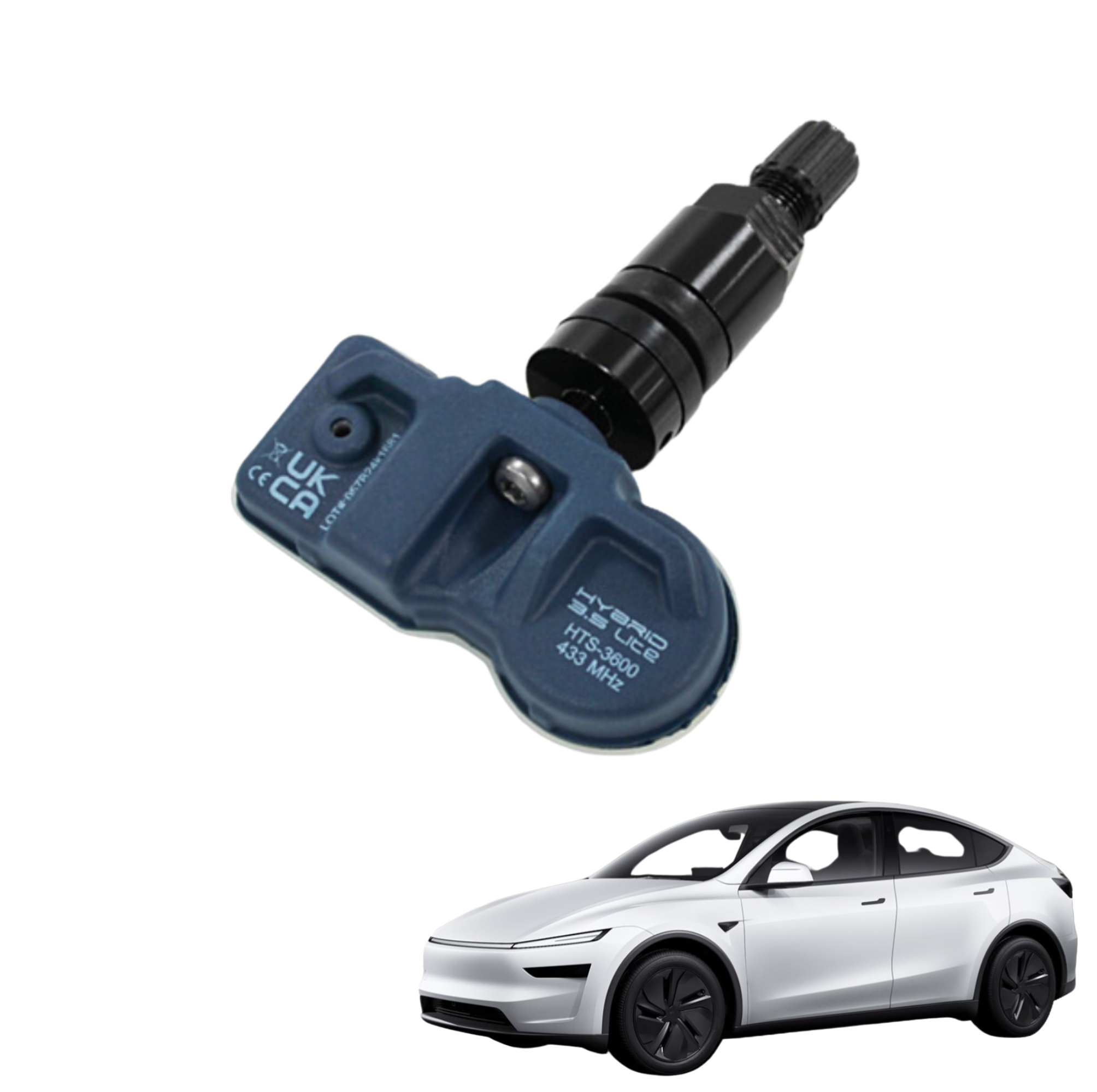 Tesla Model 3/Y BLE-Sensor Schwarzes Ventil Hamaton