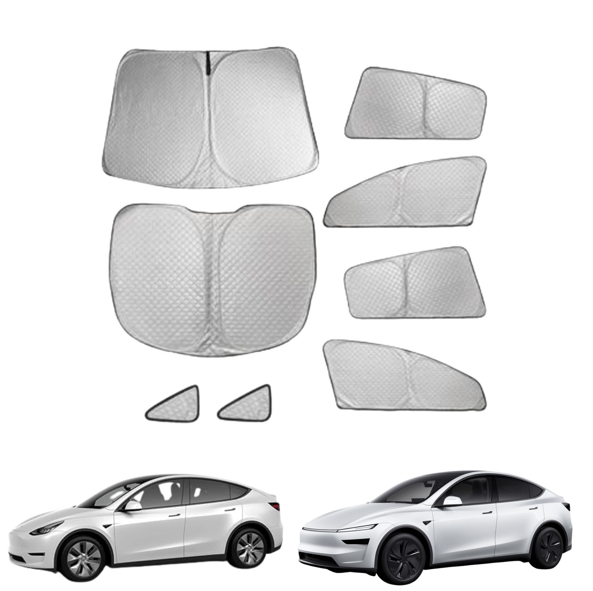 8-teiliges Privacy Shield für Tesla Model Y und Model Y Juniper