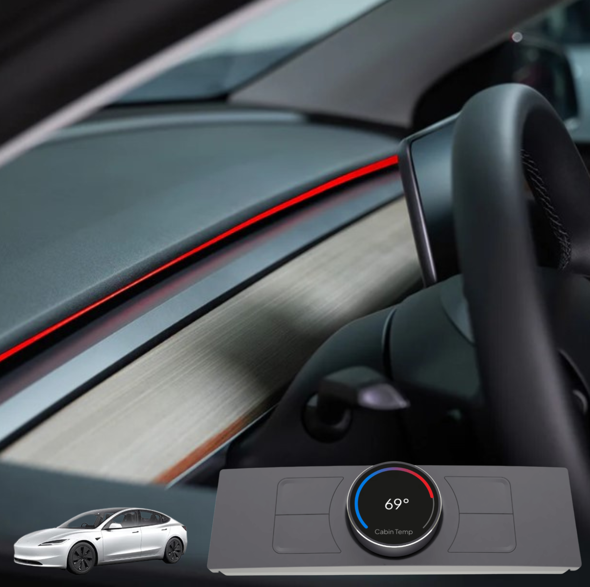 S3XY KNOB + S3XY STRIP SET – Die perfekte Kombination für dein Tesla-Upgrade