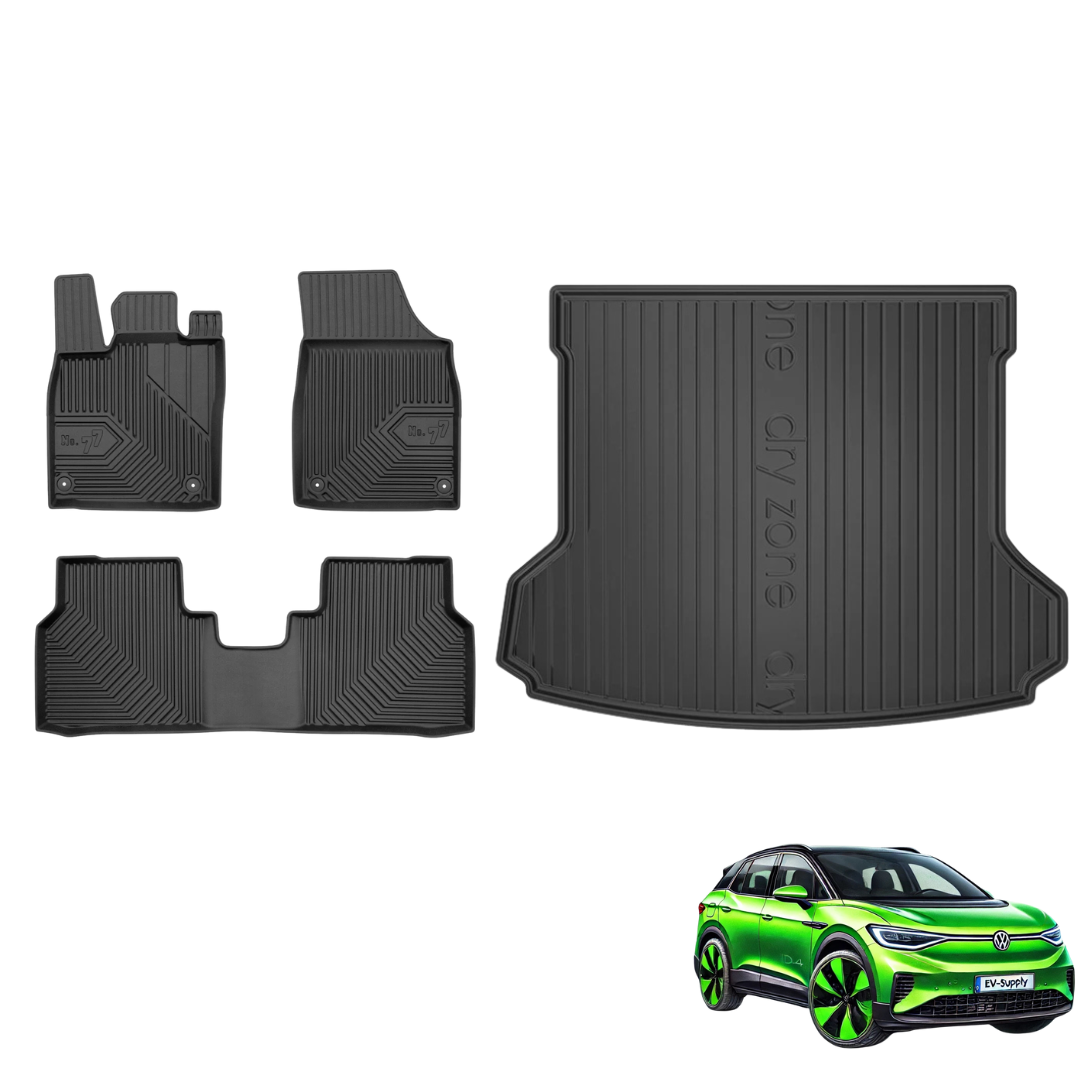 Volkswagen ID.4 EV Essential Gummimatten 4 -Teilig – Passgenau, Robust & Stilvoll