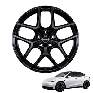 Tesla Model Y Juniper Standard 18-Zoll Komplettrad Borbet Y Black Glossy  (4 Stück)