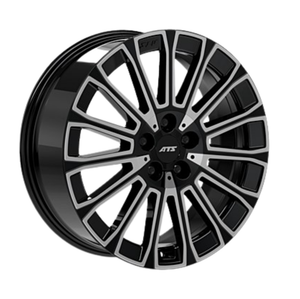 Tesla Model Y Juniper Standard 18-Zoll Komplettrad ATS Obsession, diamond-black frontpolished (4 Stück)