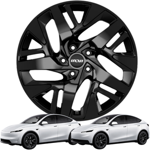 Tesla Model Y Juniper Standard & Allrad 19-Zoll Komplettrad OXXO Pulse Pro Black (4 Stück)