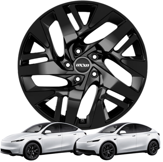 Tesla Model Y Juniper Standard & Allrad 19-Zoll Komplettrad OXXO Pulse Pro Black (4 Stück)