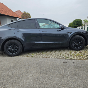 Tesla Model Y Juniper Standard 18-Zoll Komplettrad Dezent AR Black Schwarz Glanz (4 Stück)