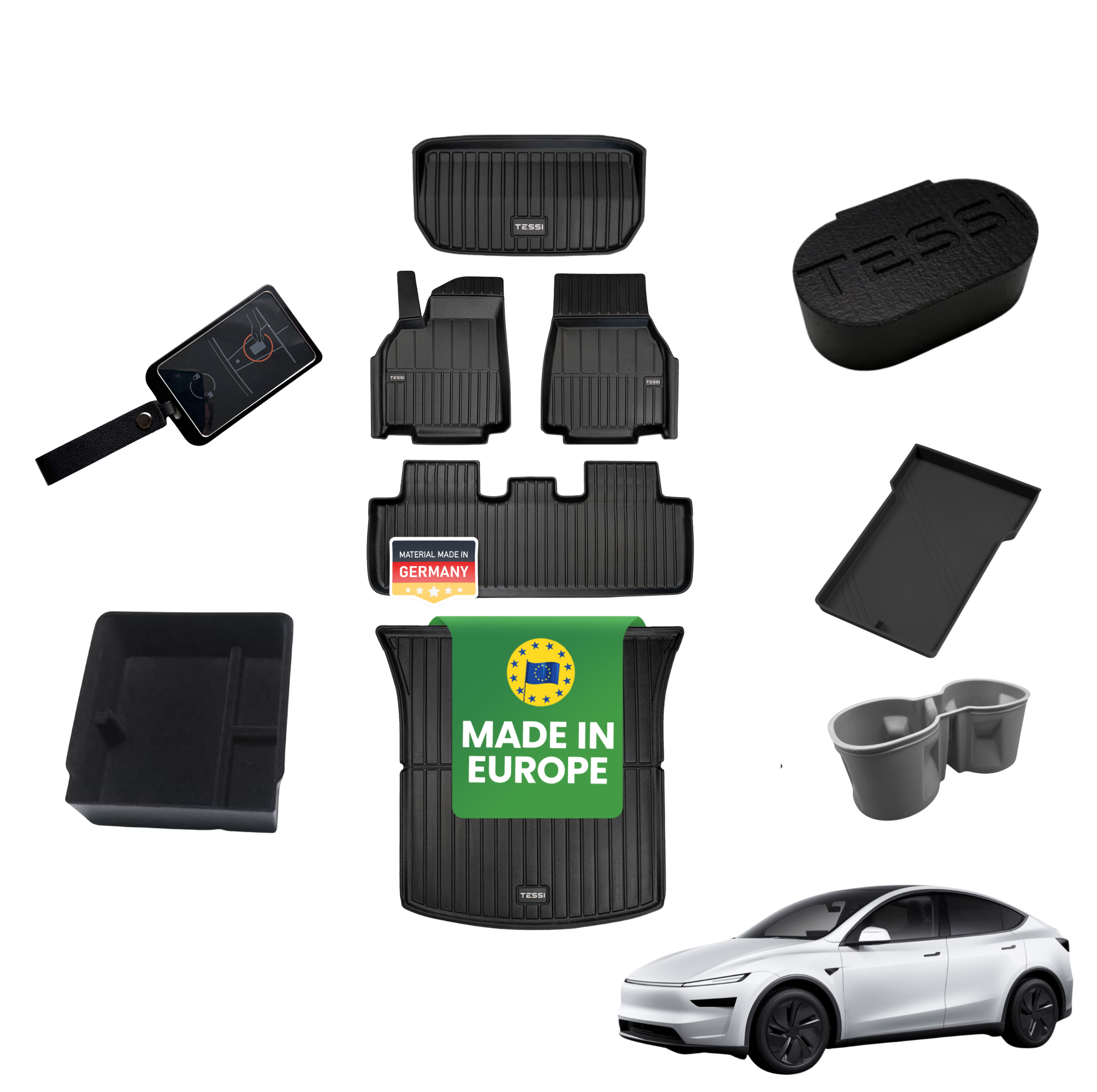 TESSI® GIGA-SET Tesla Model Y 2025 Zubehör Starter-Set
