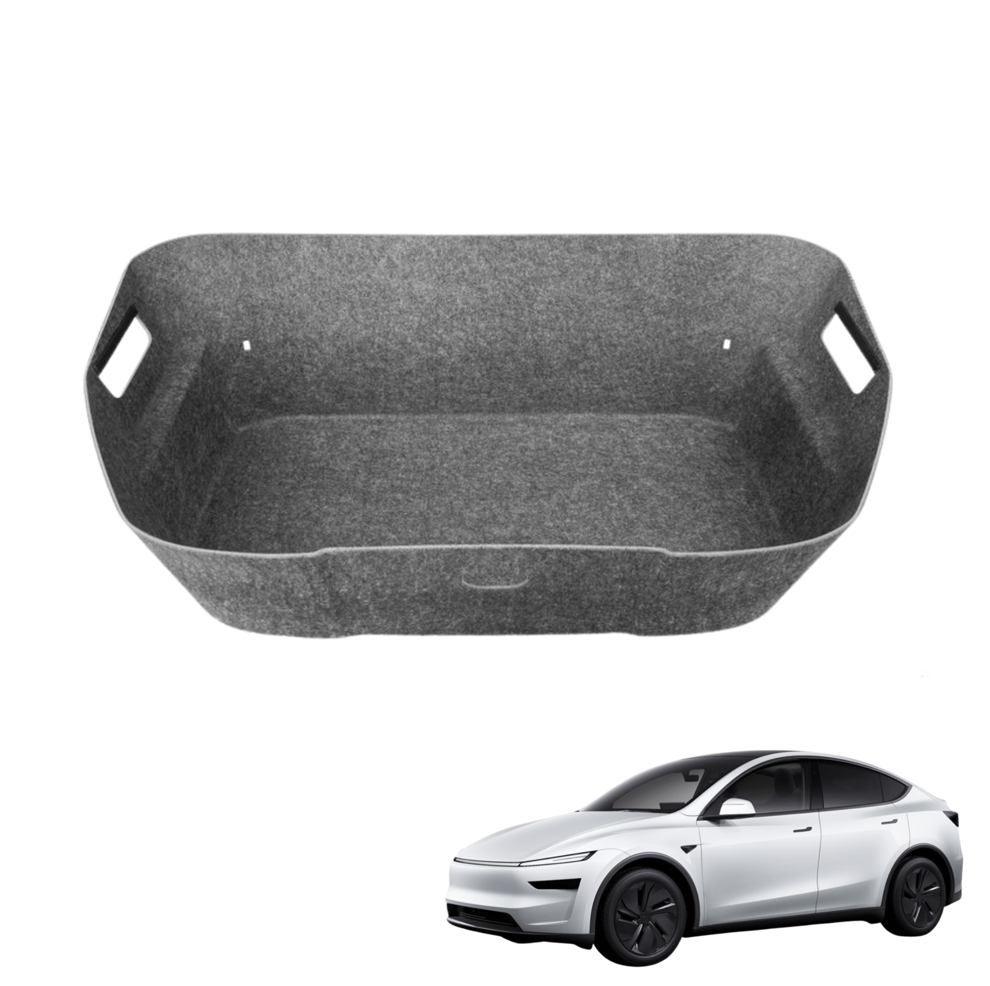 Tesla Model Y Juniper (Premium) Frunk Shop&Go Box TESSI - Aus recyceltem Material Made in Germany