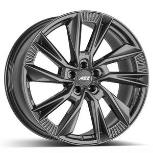 AEZ Havanna Grey Gun Metal Felge für Tesla Model 3 - Ansicht schräg