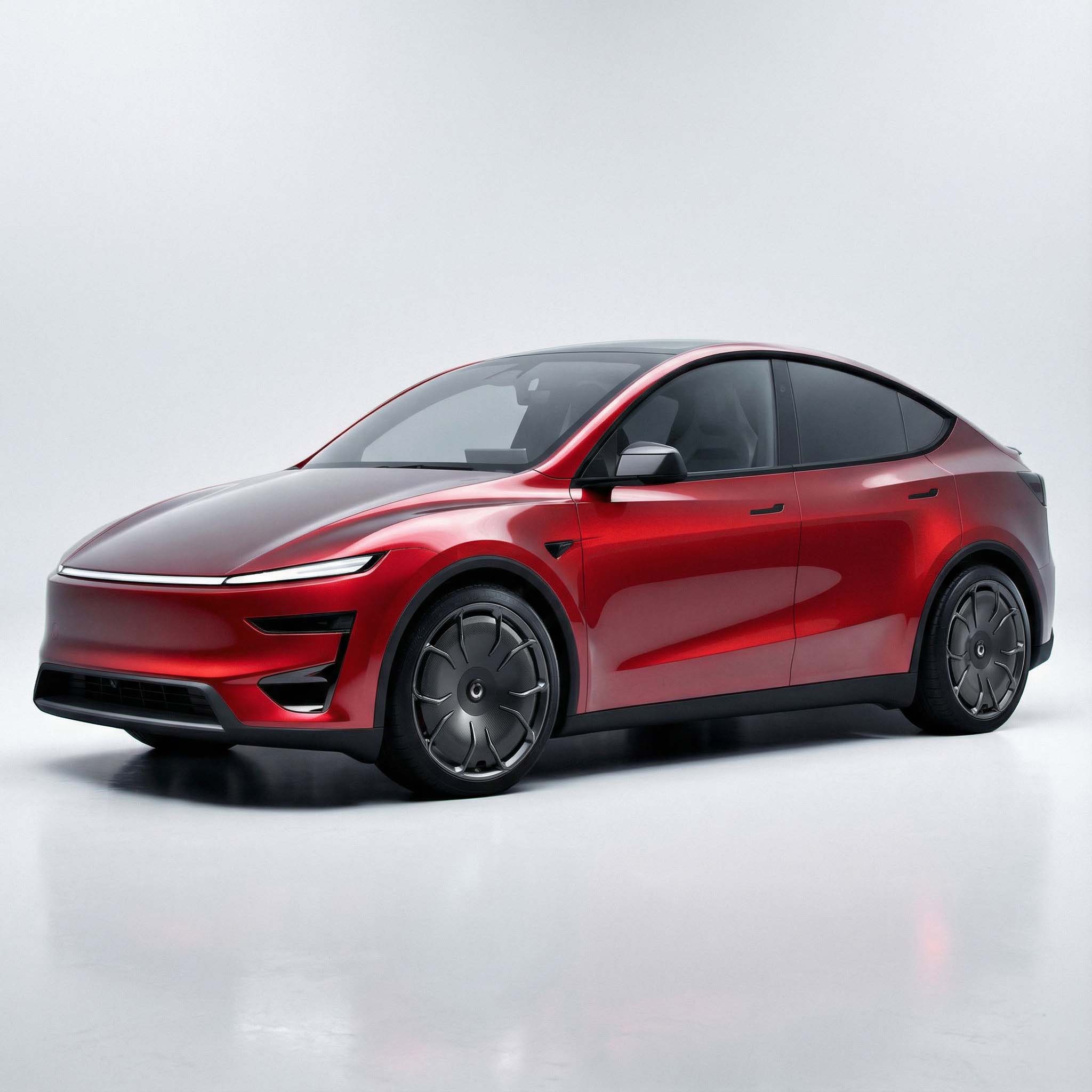 Tesla Model Y Juniper The New Aero 20 Zoll CHELA Glossy Titanium Felgenset