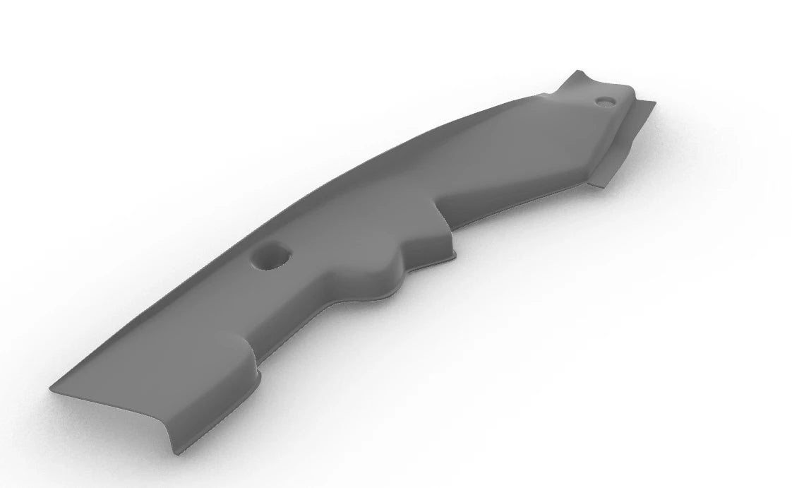 Bauteil der TESSI Greenline Premium Frunk Verkleidung, Seitenansicht