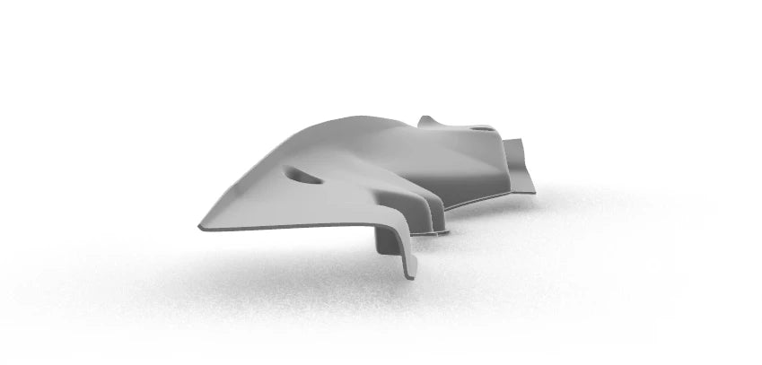 Bauteil der TESSI Greenline Premium Frunk Verkleidung, Profilansicht