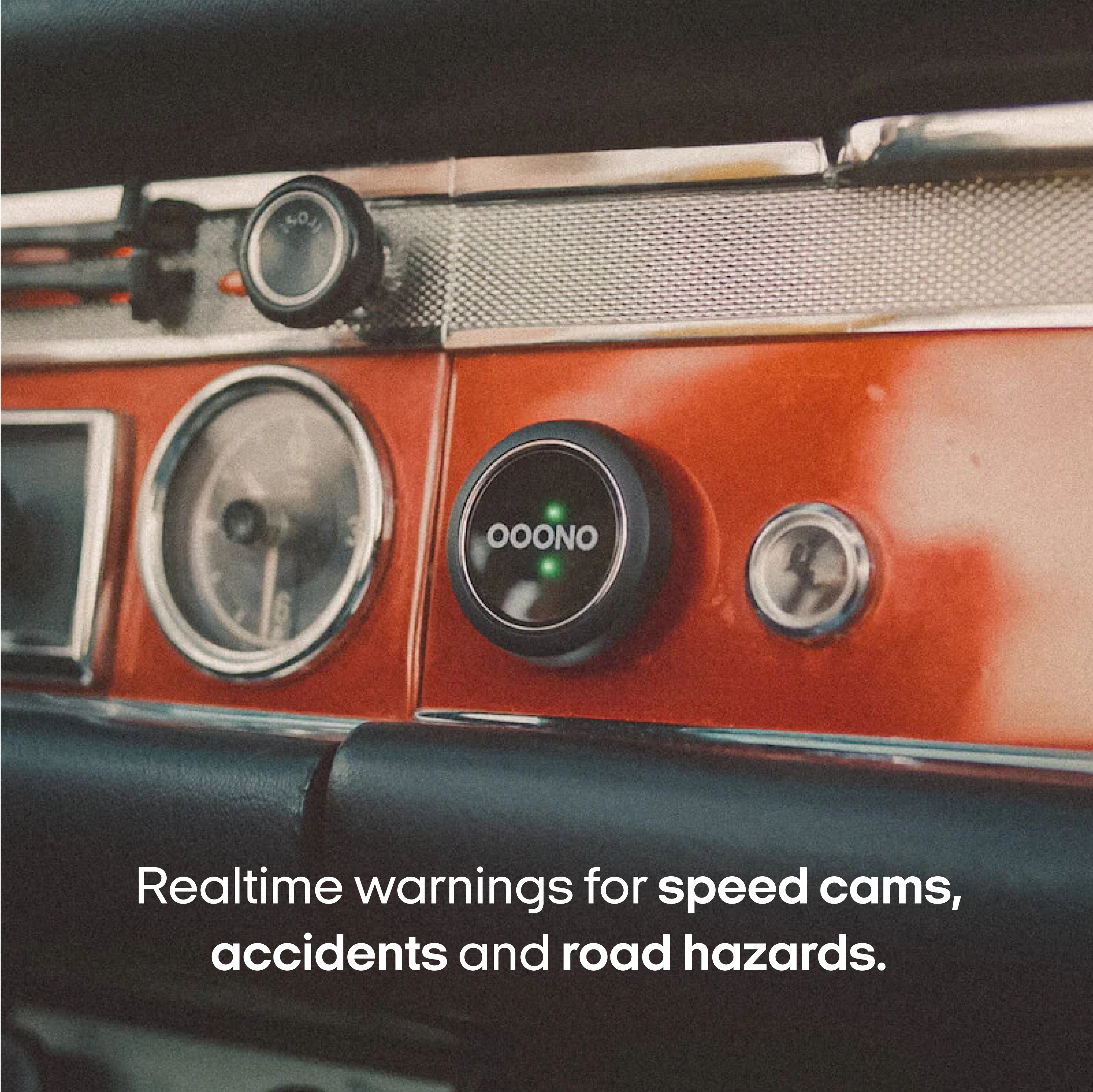 OOONO CO-Driver NO1: Warns of speed cameras and road hazards in real time