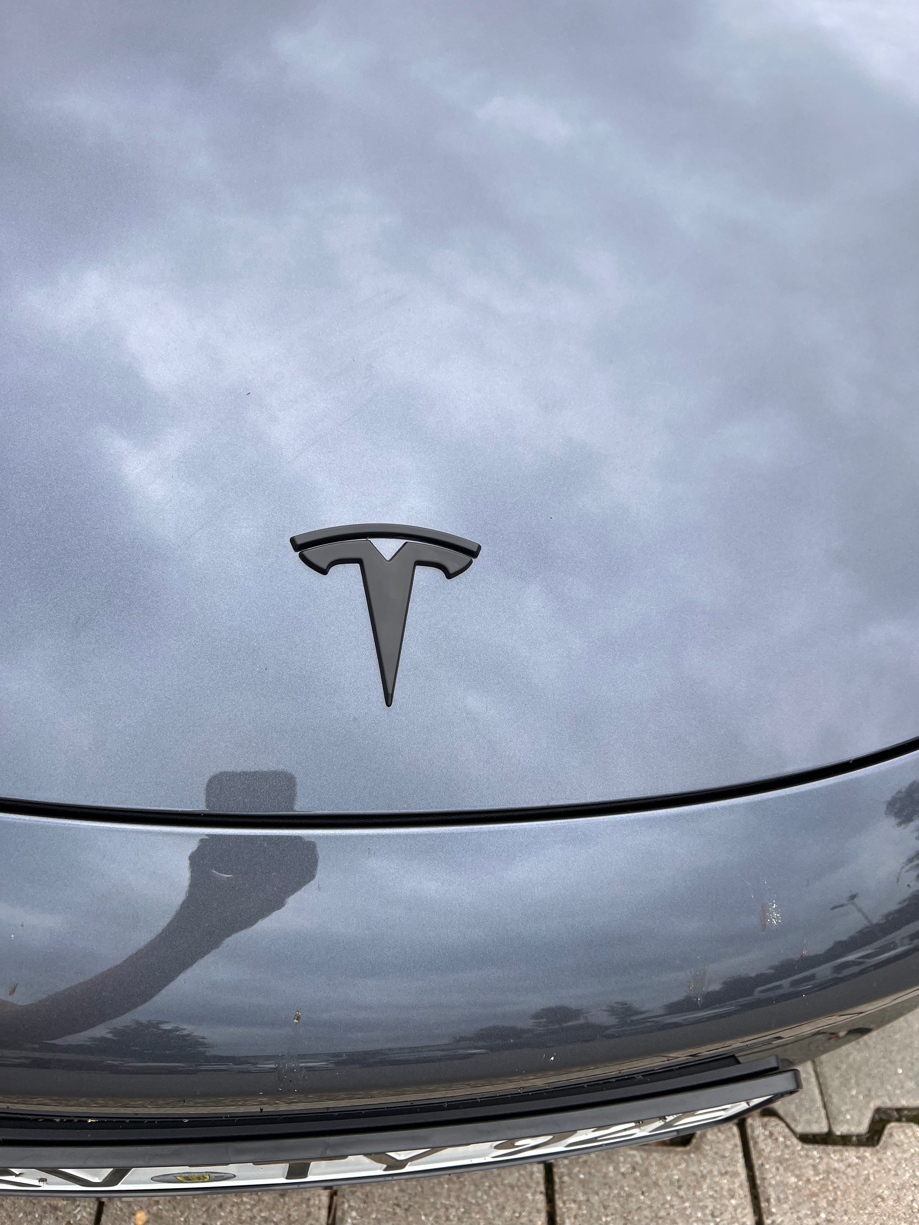 Tesla Logo/Emblem Motorhaube und Kofferraumdeckel Model 3